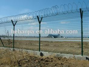 Anjia airport wire nesh fence panels(ISO9001 factory)