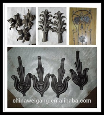 wrought iron fence accessories