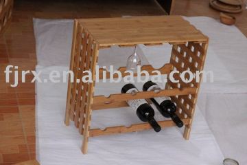 bamboo wine storage rack,wine holder