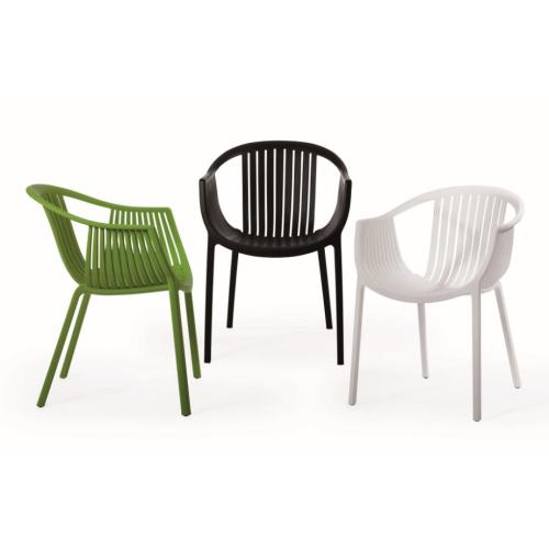 Modern Plastic Dinning Leisure Chair U shape