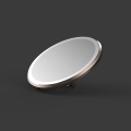 miroir de maquillage pour le visage sac de beauté LED miroir de poche compact