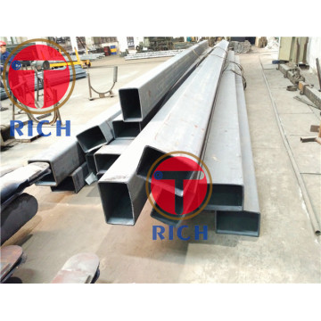 DIN2391 Tubo quadrado de aço sem costura de carbono