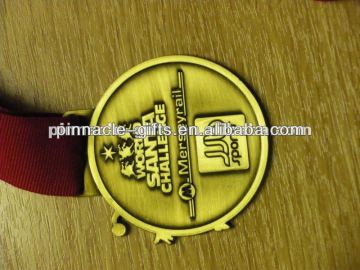 soft enamel brozen souvenir medallions/medal