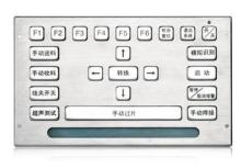 Precision Anti-Vandal Panel Mount Keypad / Metal Numeric Ke