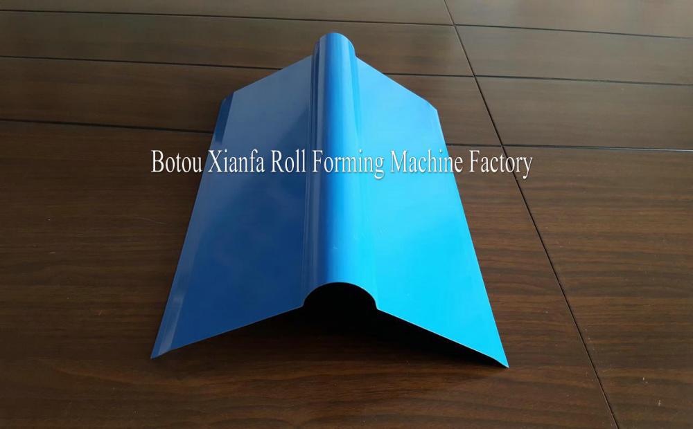 Roof Tile Ridge Cap Roll Forming Machine