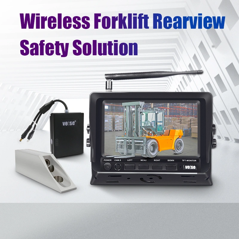 720p Forklift Wireless Camera System with Power Bank for Linde/Crown Forklift