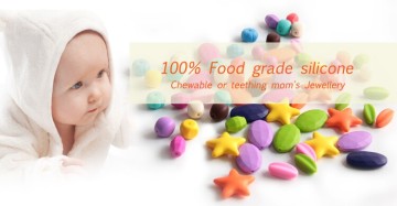 Wholesale China Safe Food grade Silicone Baby Teething Bead Suppliers for baby chewing