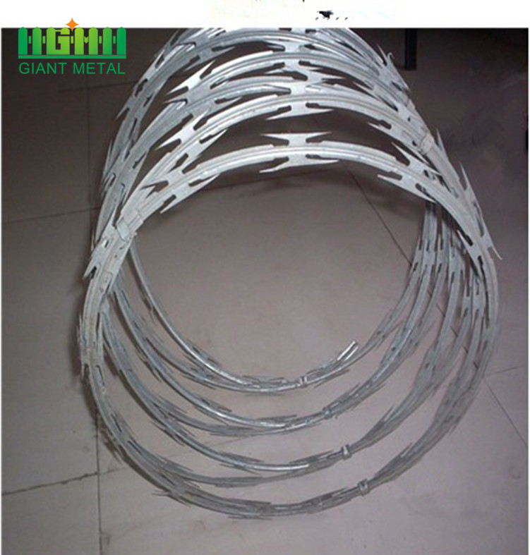 Cheap Galvanized Cross Razor Barbed Wire