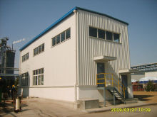 S235jr Prefabricated Workshop With Eps Cement Sandwich Panel