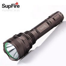 Tactical flashlight rechargeable for self defence weapons led strobe lights SupFire F9