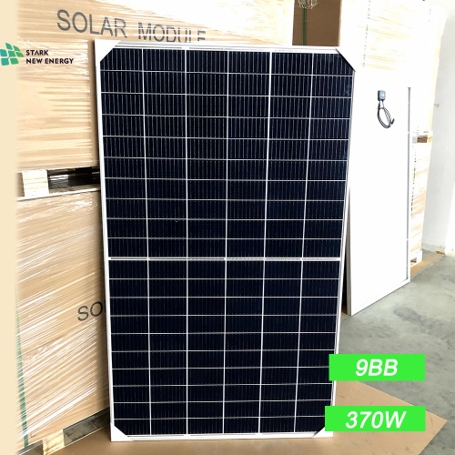 Aanpasbaar TUV Zonnepaneel Poly 370W 9BB Halfgesneden