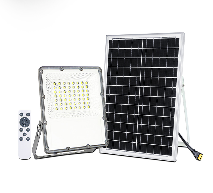 KCD All Diecast Aluminum High Power Garden Light Pathway Brightest Ip65 100w Outdoor Led Batteries Solar Flood Light