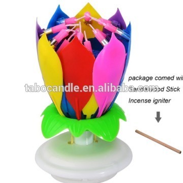 birthday singing candle lotus musical birthday candle