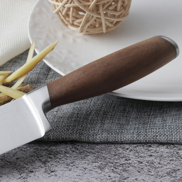 8 INCH CHEF KNIFE WITH NALNUT HANDLE