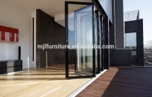 Glass panel aluminum folding door/ bifold door