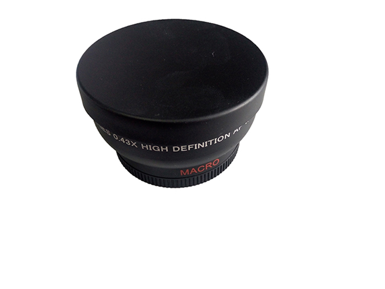 58mm Camera 0.43X HD Macro Wide Angle Lens