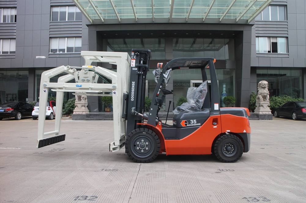 GOODSENSE Forklift with Overhead Block Clamp