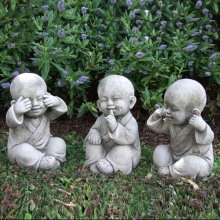 Cheap and best carved baby buddha sleeping stone statue for outdoor garden ornament