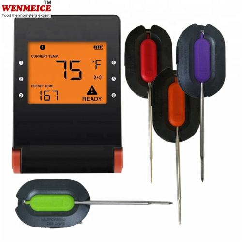 2 ανιχνευτές Ψηφιακό ασύρματο Bluetooth BBQ Meat Thermometer