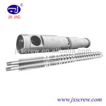 conical twin screw barrels