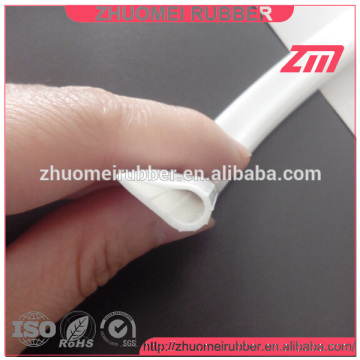 Rubber Bulb Seal White Self Adhesive 1/2"