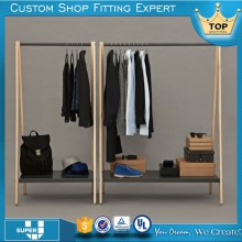 Custom durable retail garment shop rotating Store Display