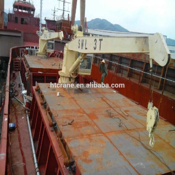 Mini hydraulic 3t Ship deck crane