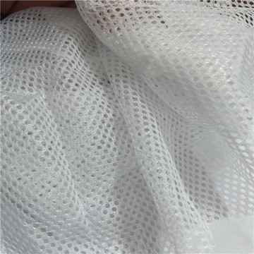 100% Polyester Warp Knitting Mesh Fabric untuk pakaian olahraga