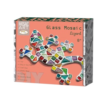 DIY Art Craft Glass Mosaic Lizard
