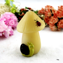 Snail Mushroom Craft Candles