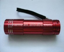 red aluminum flashlights