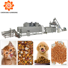Fully automatic dry pet dog food manufacturing extruder