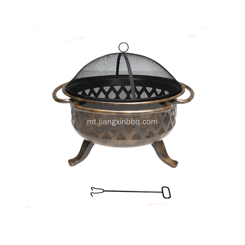 Garden Treasures Iswed Steel Wood Burning Fire Pit