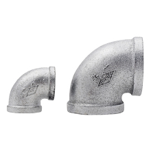 Wholesale Hot Dip Galvanized Malleable Iron Pipe Fittings: 90 Degree Elbows