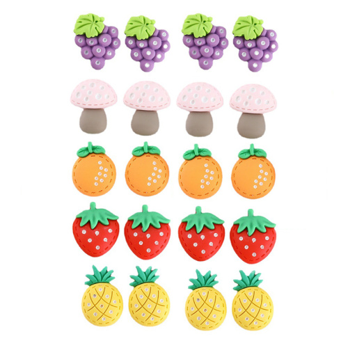 Kawaii Fruit Resin για κοσμήματα DIY βραχιόλι κολιέ κρεμαστό κόσμημα φράουλα Kawaii ανανά στολίδι