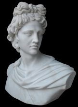 Carved Stone Head Statue