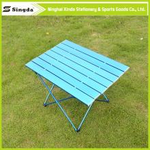 new model heavy duty silver aluminium foldable camping table