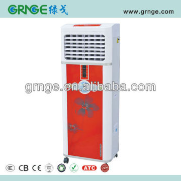 Mobile evaporative cooler poratable evaporative air cooler