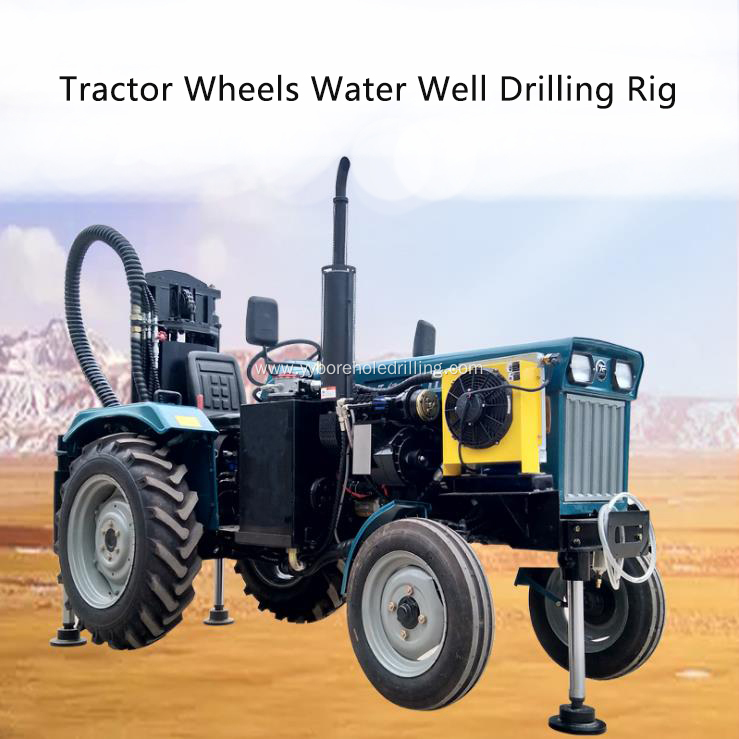 Mine drilling rig tractor water well drilling rig