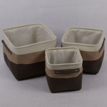 cotton fabric storage box