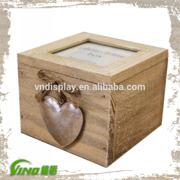 Decorative Pine Wood Gift Box, Wooden Box Jewelry, Case Box