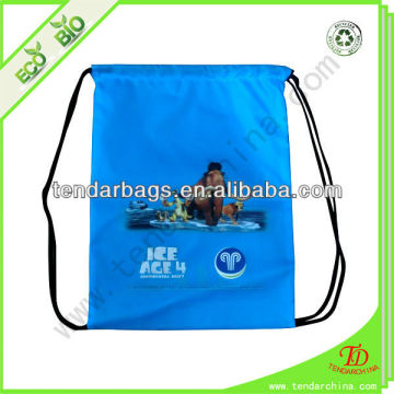 Nylon Cinch Backpack For Shopping Or Promotion Nylon Plastic Bag