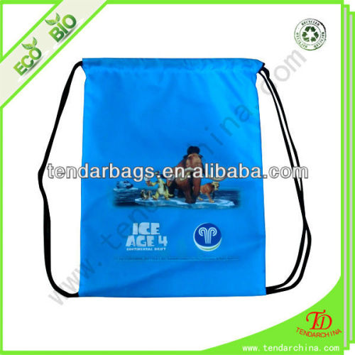 Nylon Cinch Backpack For Shopping Or Promotion Nylon Plastic Bag