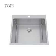 China Supplier for Wholesale 304 Stainless Steel Handmade Kitchen Topmount Bar Sinks