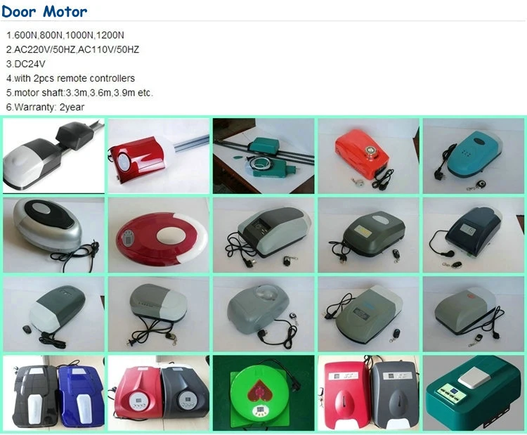 Remote Control Electric Safety and Convenient Aluminum Alloy Insulated Sectional Automatic Sliding Overhead Garage Door