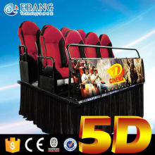 Luxuary and excited enjoying 5d movies with horrible pilot