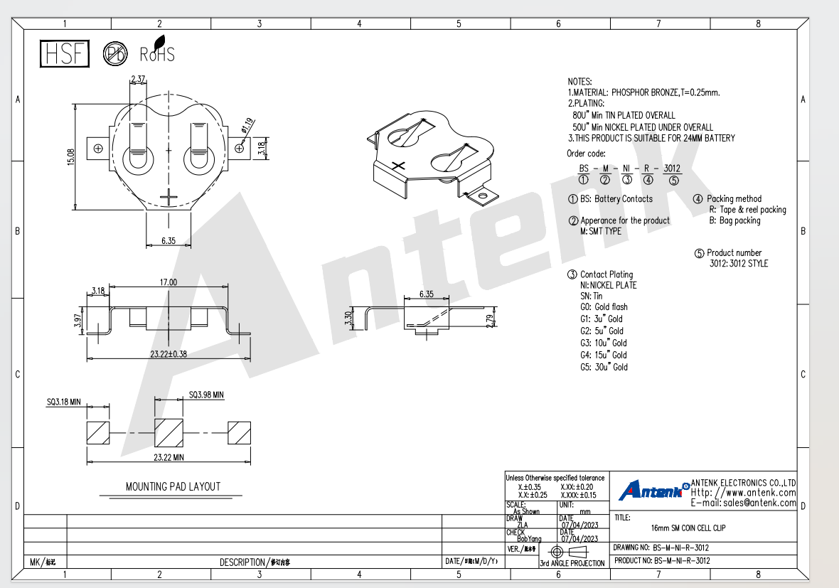 BS-M-NI-R-3012 BS-M-NI-R-3012