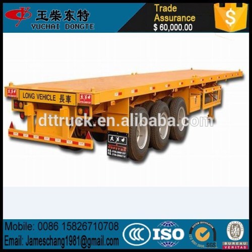 40FT container flat bed trailer with 12 container locks