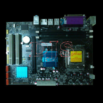 INTEL CHIPSET GM45 MOTHERBOARD FOR PC