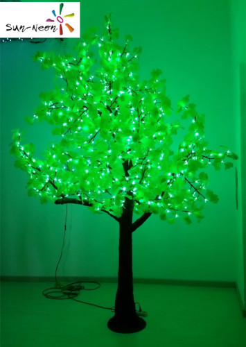 Outdoor decoration nature ginkgo led tree lights outdoor hanging tree light outdoor tree up lights